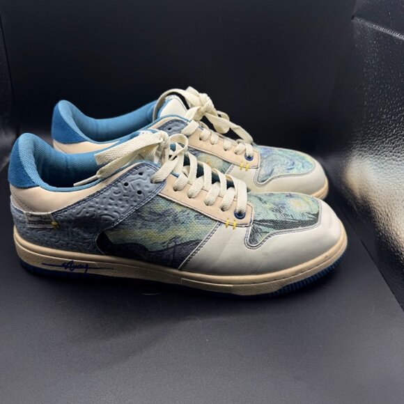 Starry Night Art Sneakers by The Orthotic Group – Size 12 - Picture 5 of 5